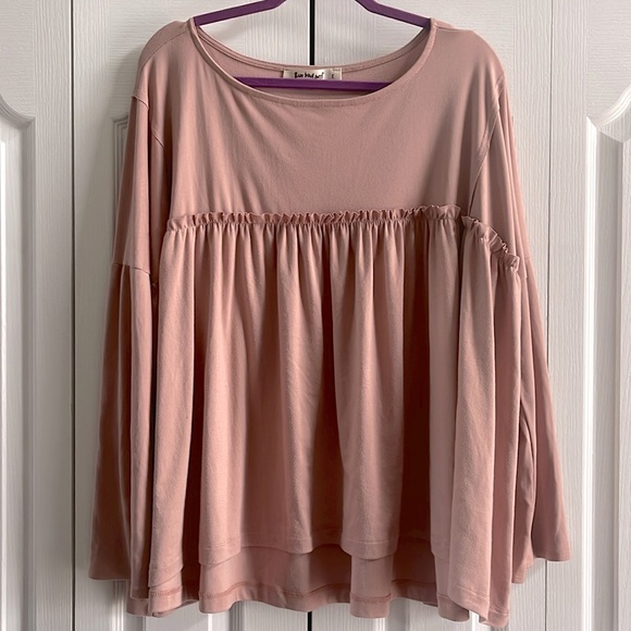 THREE BIRD NEST Serenity Baby Doll Top L - Picture 4 of 10